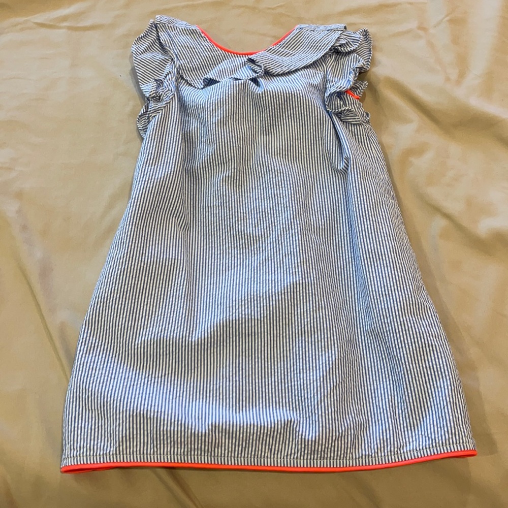 Jcrew, Crewcut blue stripes dress in size 4